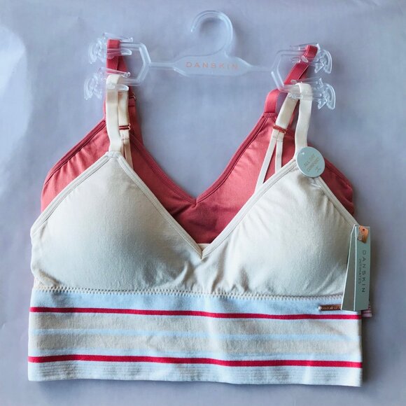 Danskin Intimates All day Comfort BRAS, Removable Pads, 2-set ,Size : M - Picture 1 of 7